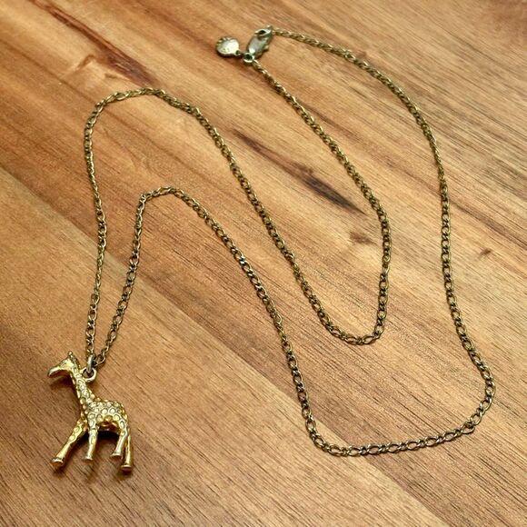 J.Crew | Giraffe Necklace | 26” Length - Picture 1 of 3